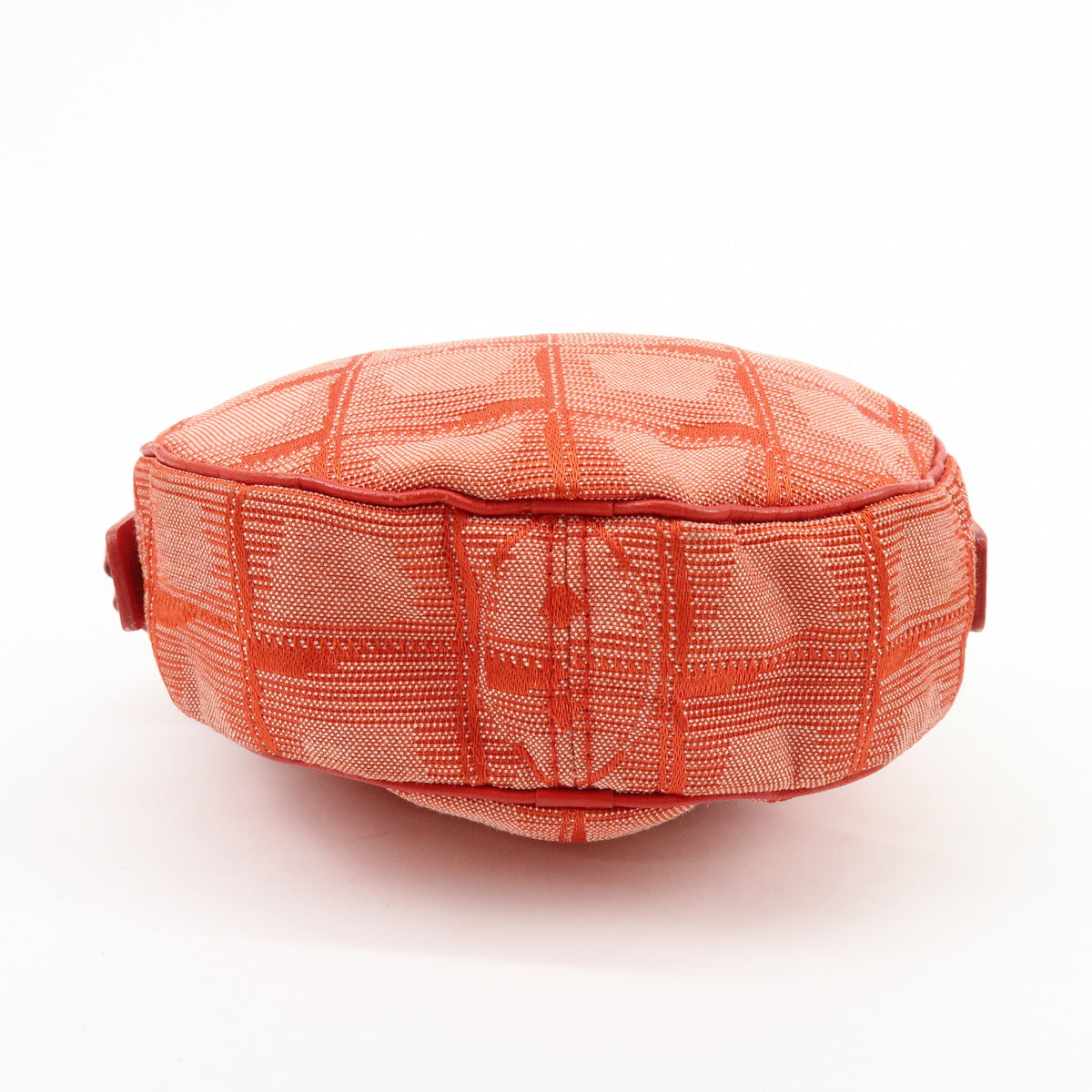 CHANEL New Travel Line COCO Mark Nylon Jacquard Cosmetic Pouch A17682