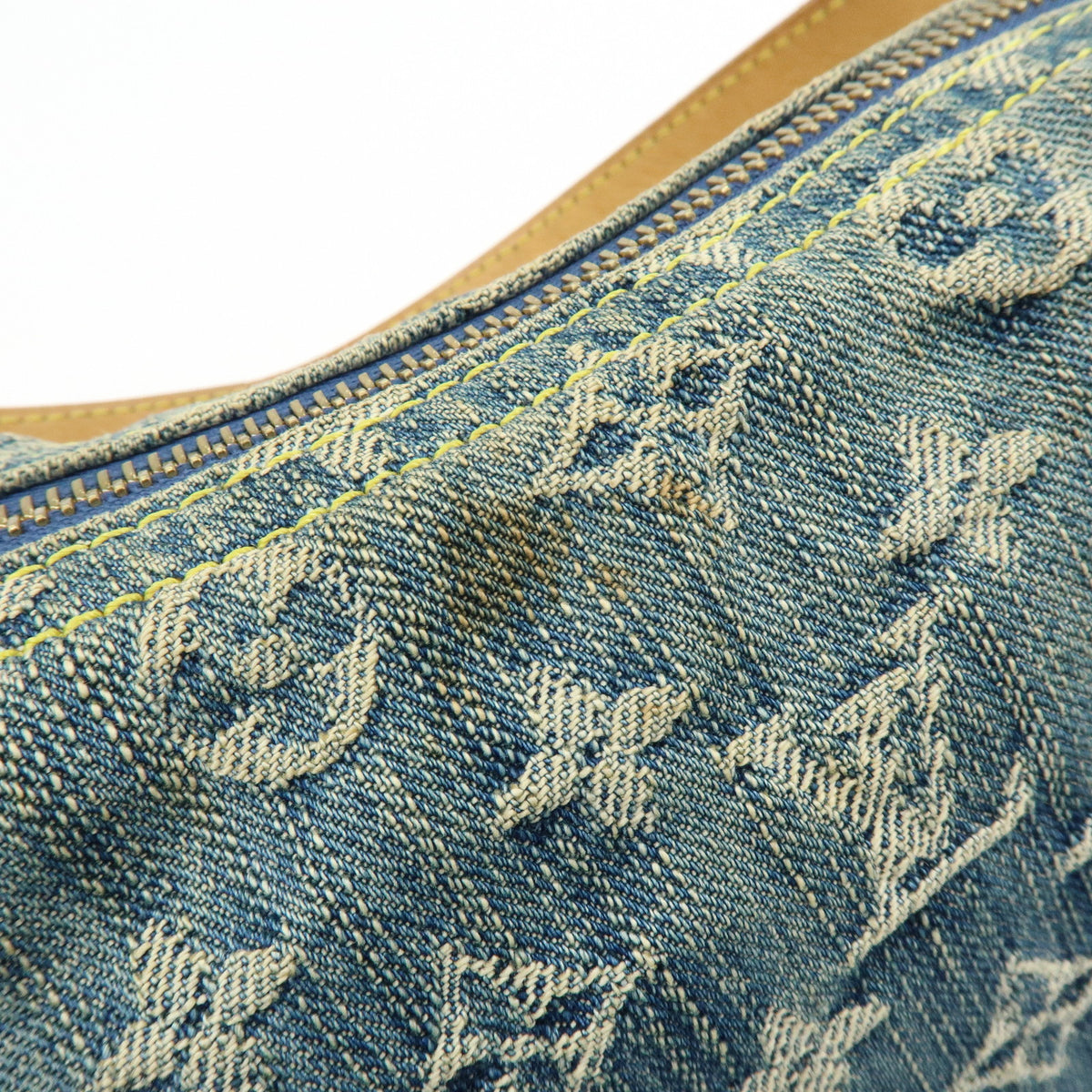 Louis Vuitton Monogram Denim Baggy PM 2Way Bag Shoulder Bag M95049