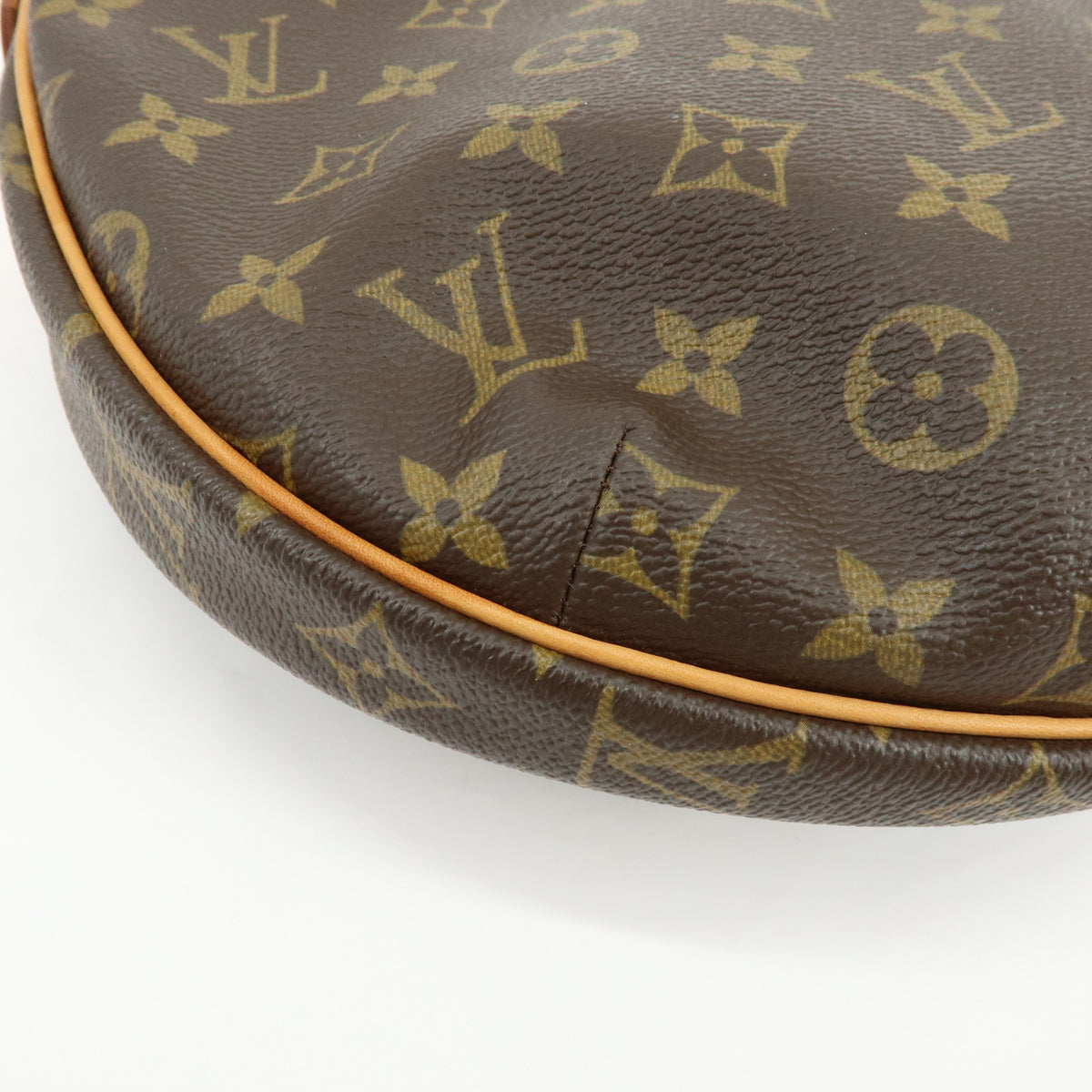 Louis Vuitton Monogram Croissant MM Shoulder Bag Brown M51512