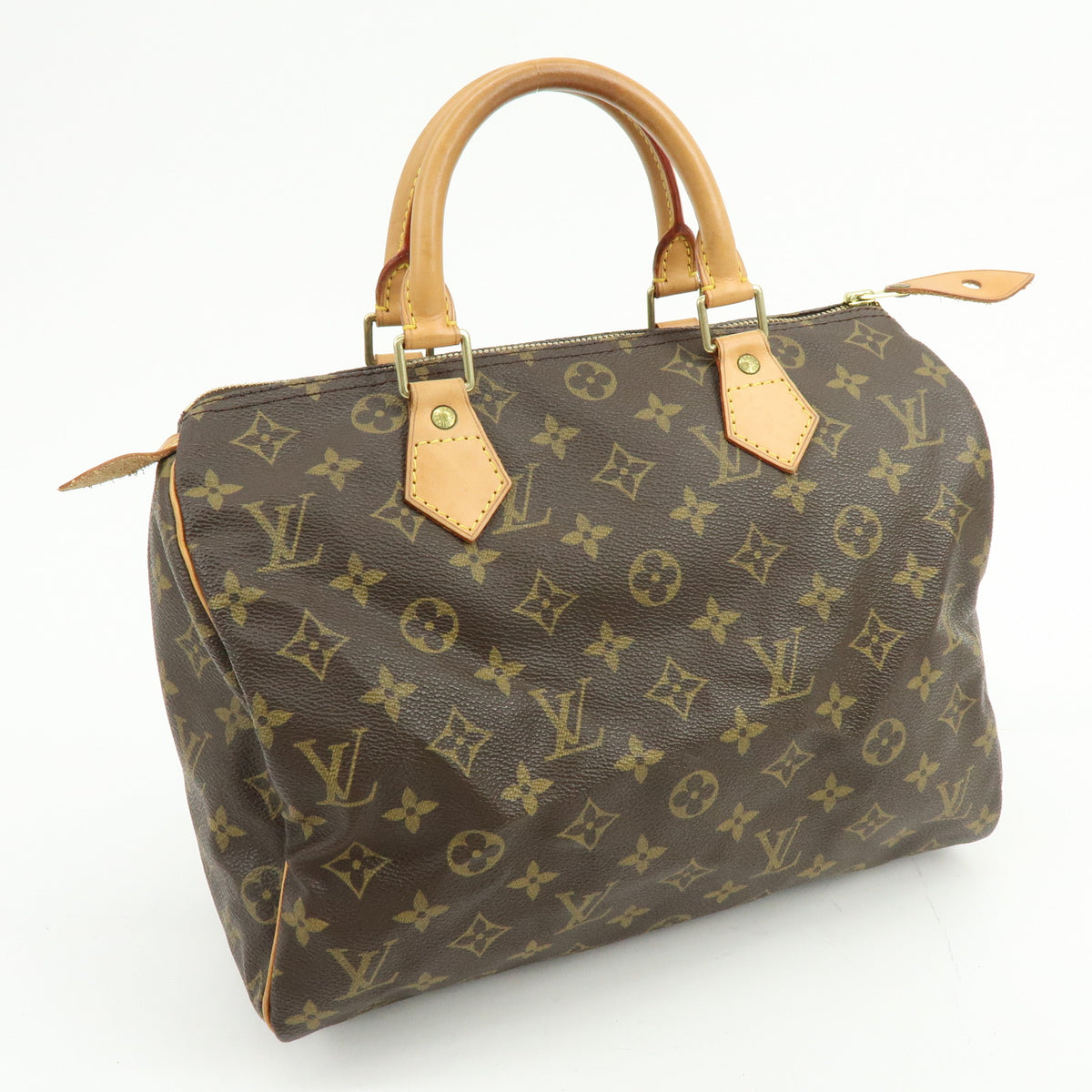 Louis Vuitton Monogram Speedy 30 Boston Bag Hand Bag Brown M41526