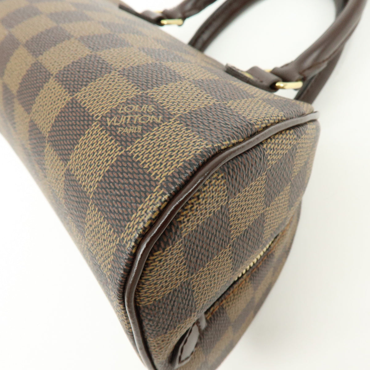 Louis Vuitton Damier Ebene Rivera Mini Hand Bag Brown N41436