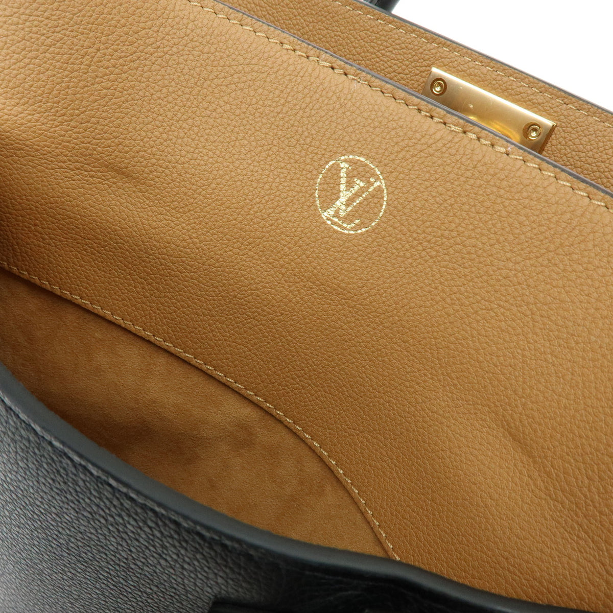 Louis Vuitton Monogram On My Side MM 2Way Bag Noir Brown M53823