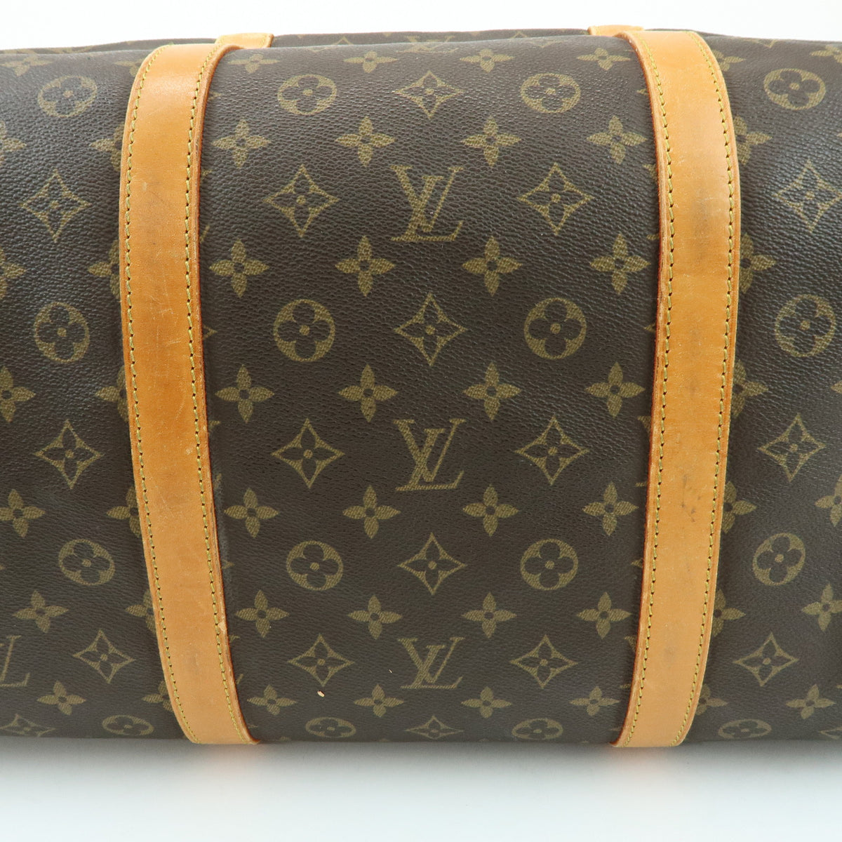 Louis Vuitton Monogram Sac Souple 55 Boston Bag Brown M41622