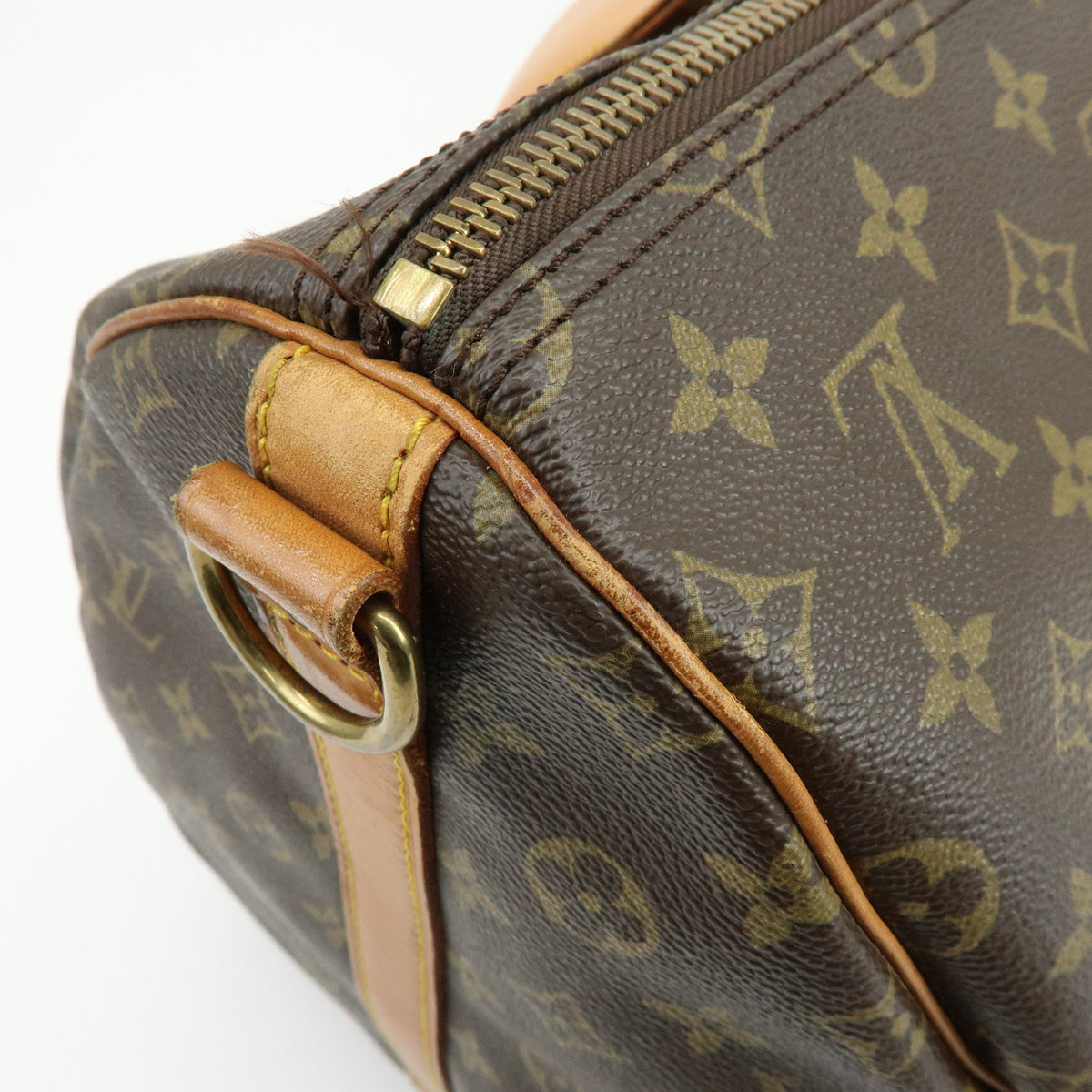 Louis Vuitton Monogram Keep All Bandouliere 55 Boston Bag M41414