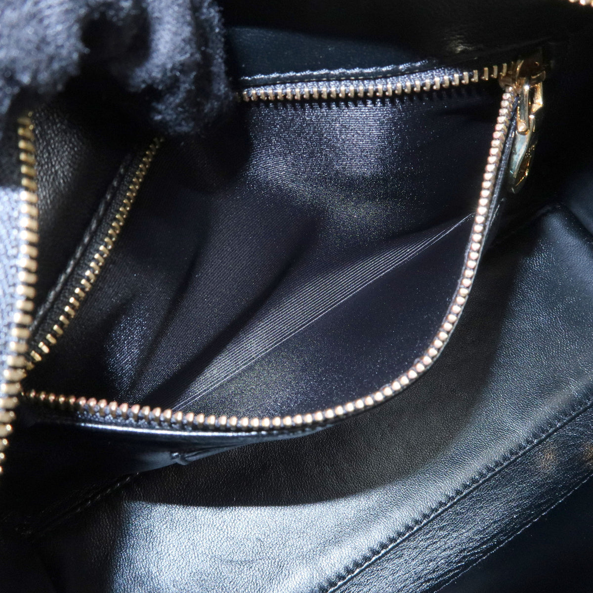 LOEWE Anagram Amazona 23 Leather Hand Bag Shoulder Bag Black