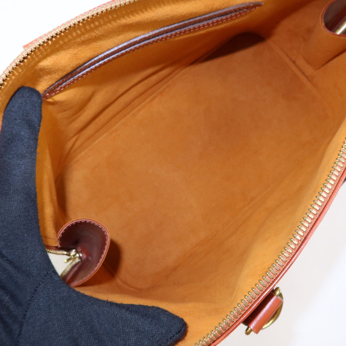 Louis Vuitton Epi Alma PM Hand Bag Kenya Brown M52143