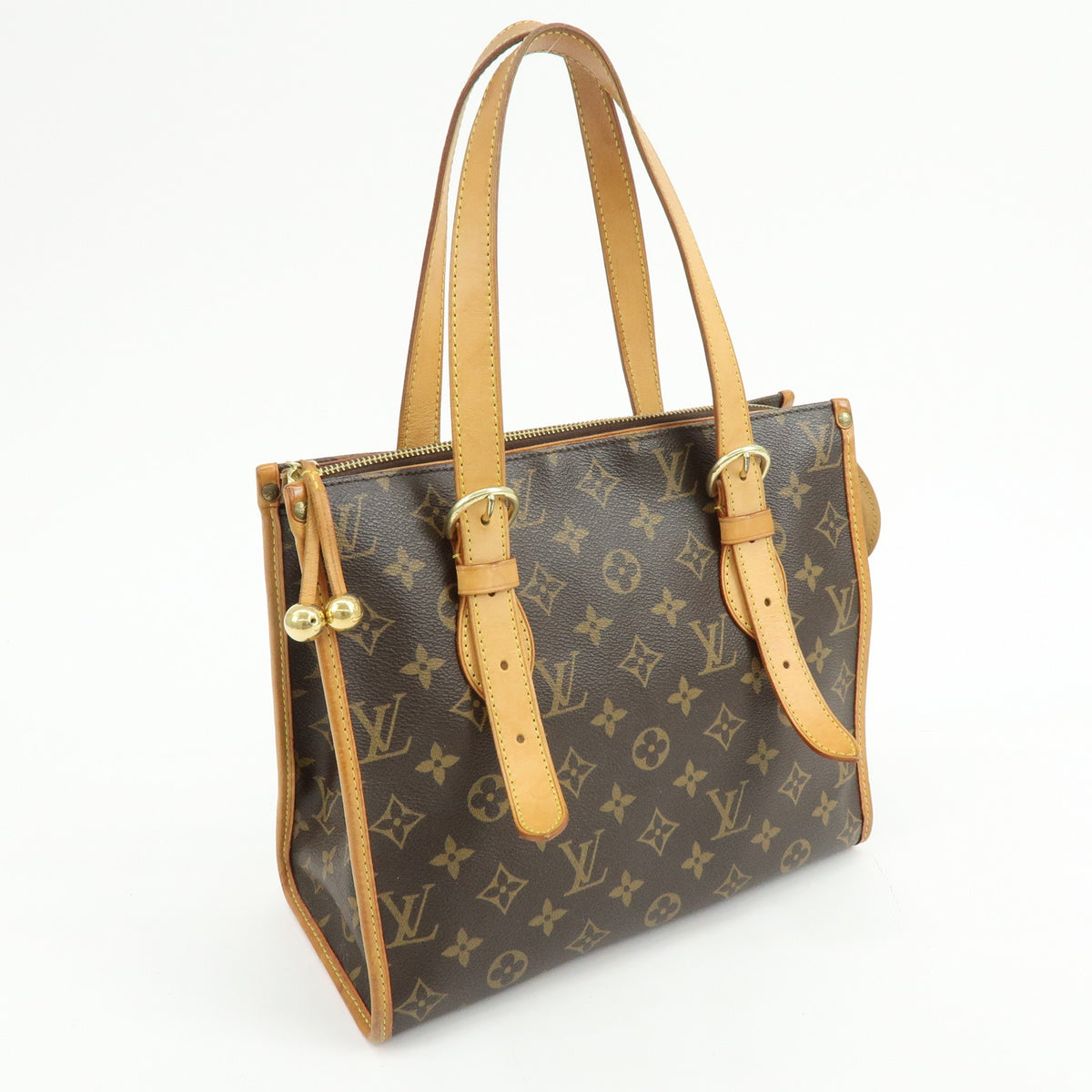 Louis Vuitton Monogram Popincourt Haut Shoulder Bag Brown M40007