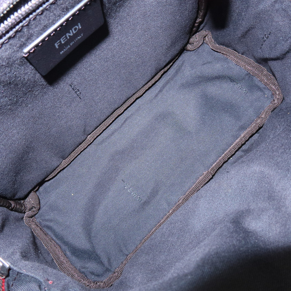 FENDI By the way Leather Mini Backpack Rucksack Studs Red 8BZ038