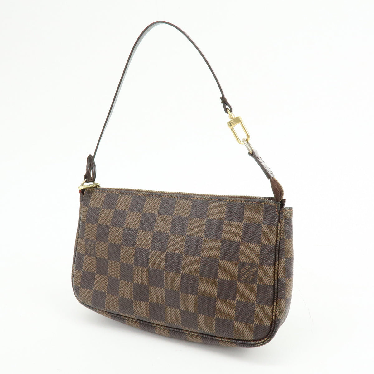 Louis Vuitton Damier Ebene Pochette Accessoires Hand Bag Brown N51985