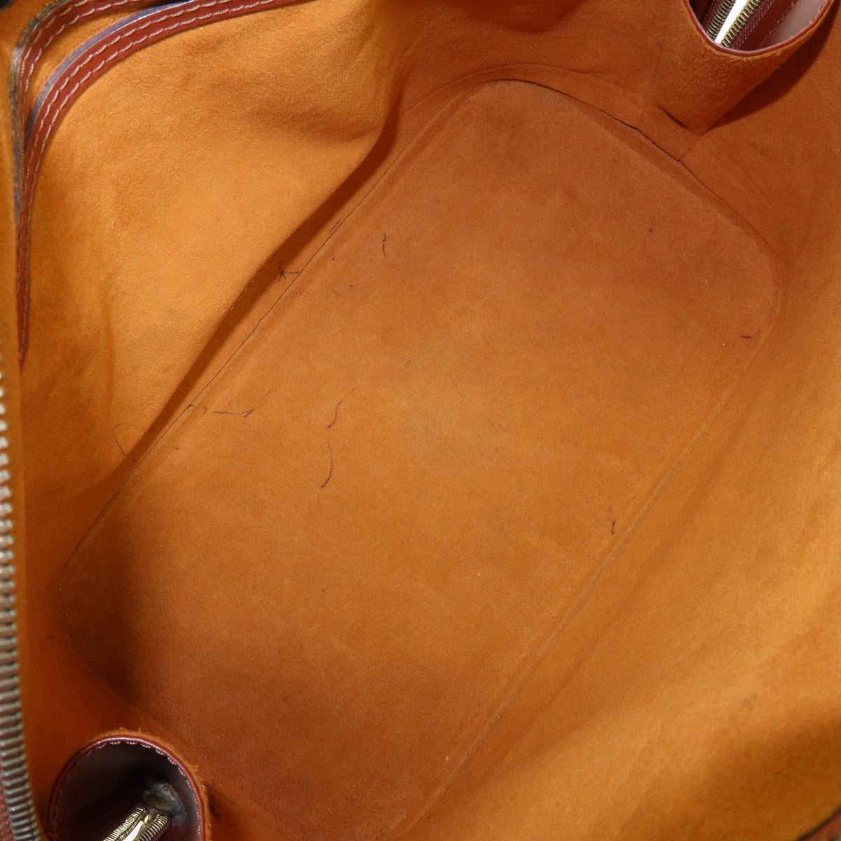 Louis Vuitton Epi Alma PM Leather Hand Bag Kenya Brown M52143