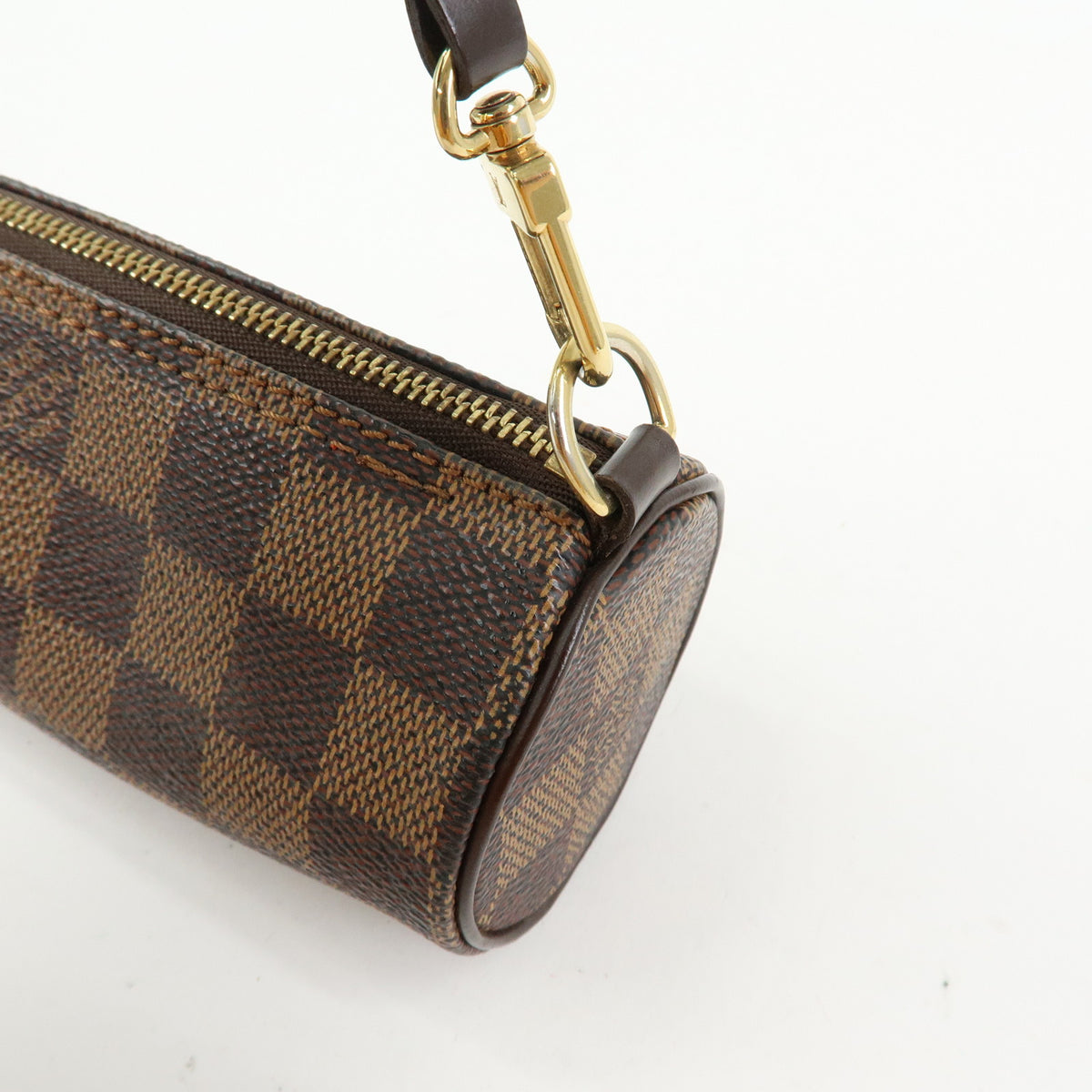 Louis Vuitton Damier Mini Pouch for Papillon Bag Brown