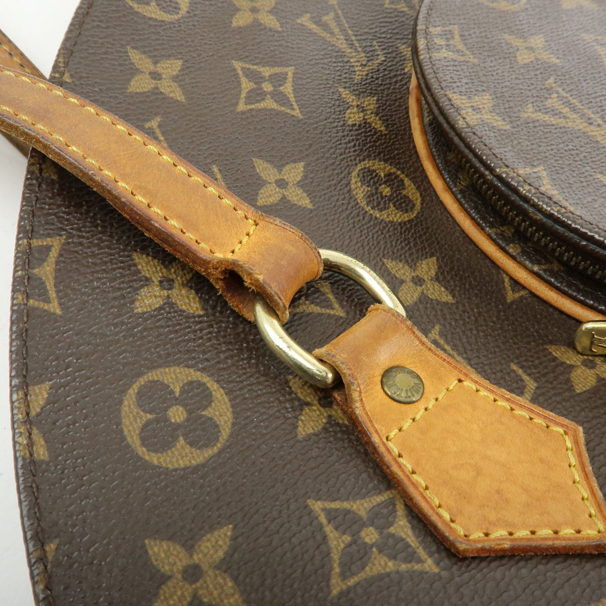 Louis Vuitton Monogram Elipse Shopping Shoulder Bag Brown M51128