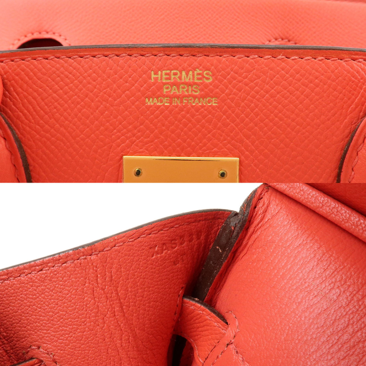 HERMES Birkin 30 Veau Epsom Leather Hand Bag Rose Jaipur