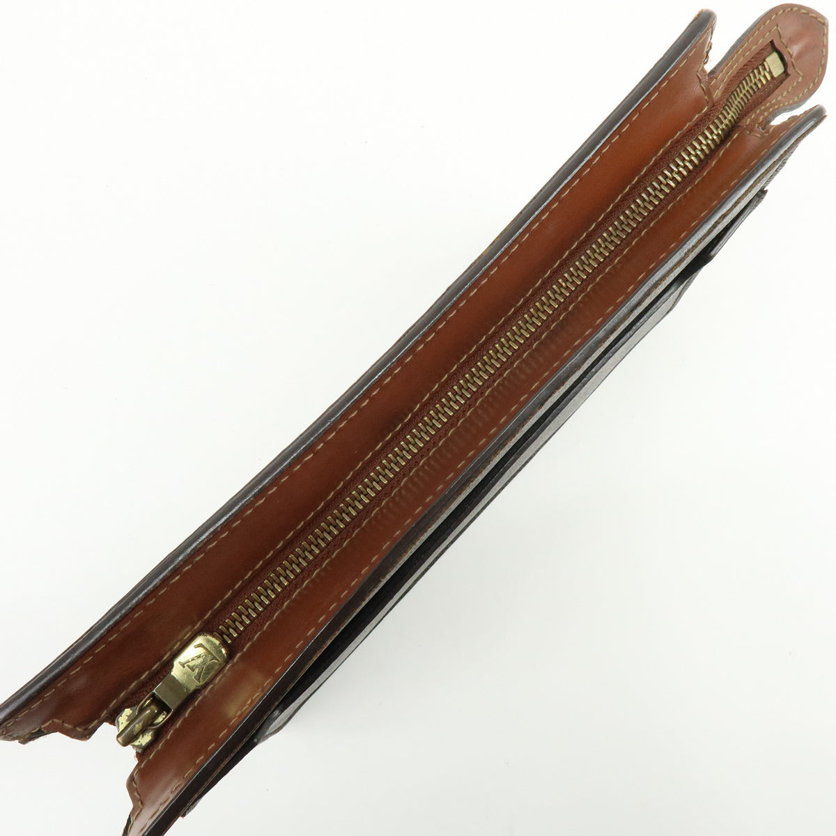 Louis Vuitton Monogram Pochette Homme Clutch Bag Brown M51795
