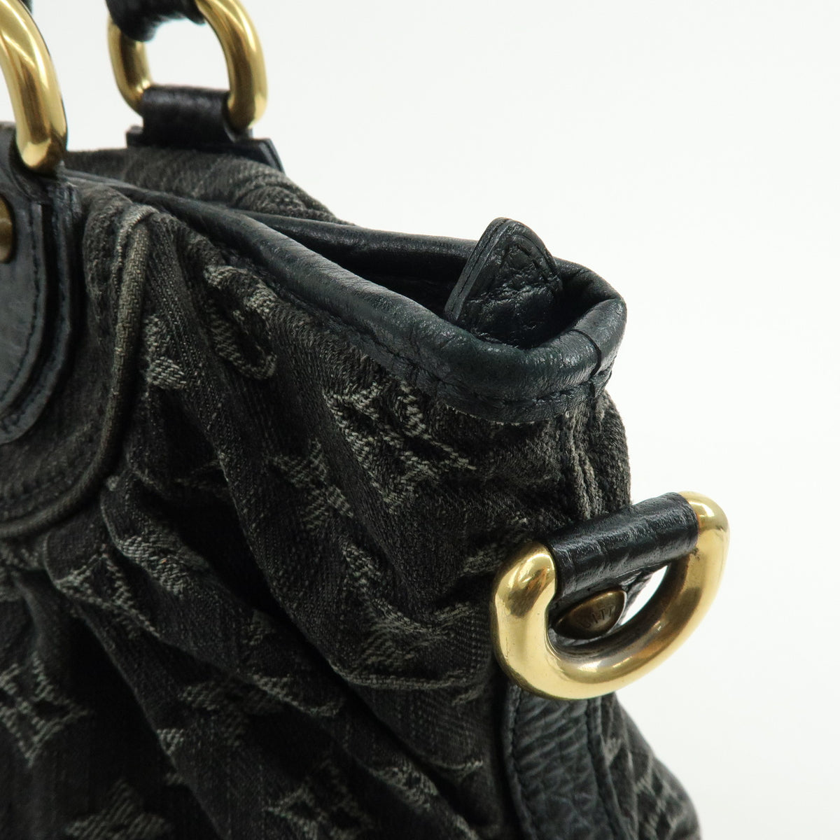 Louis Vuitton Monogram Denim Neo Cabby MM 2Way Bag Noir M95351