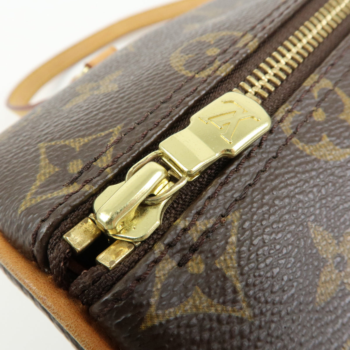 Louis Vuitton Monogram Papillon 26 Hand Bag Brown M51386
