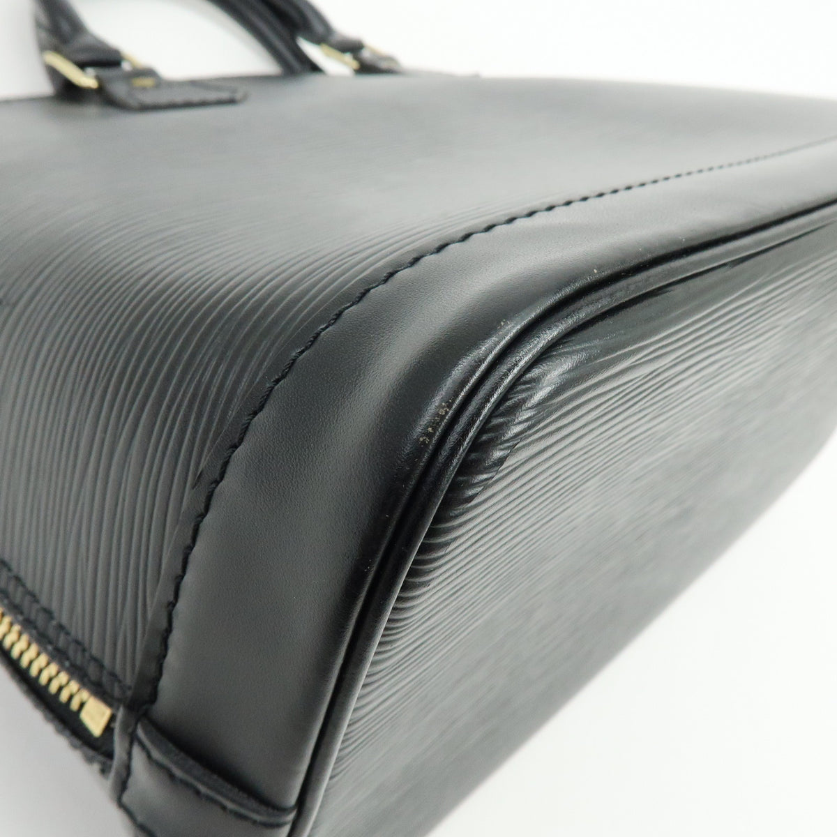Louis Vuitton Epi Alma Leather Hand Bag Noir Black M52142