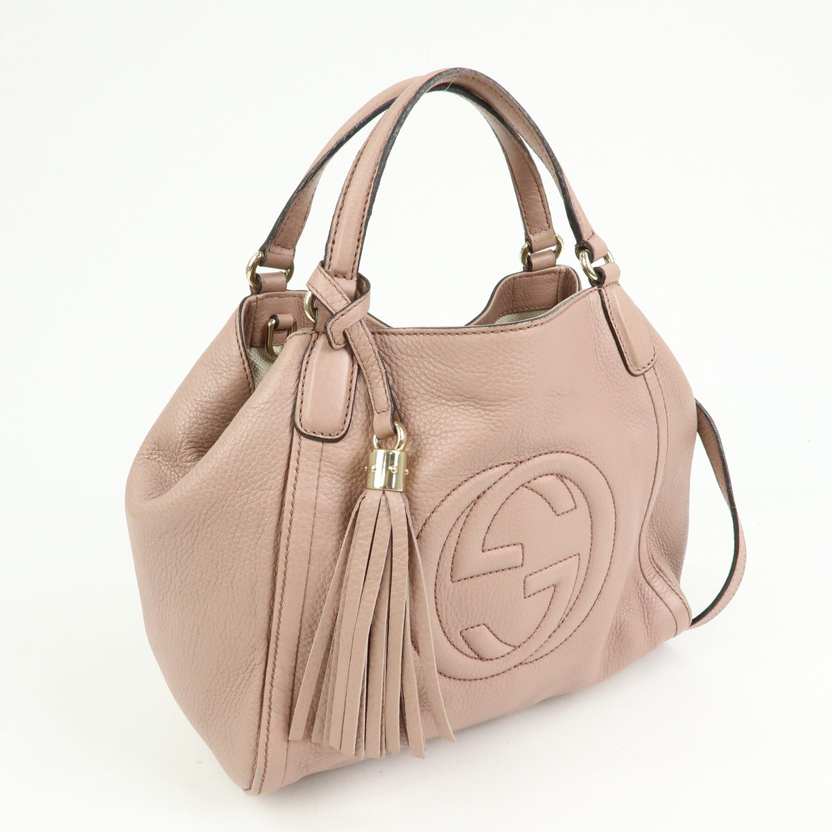 GUCCI SOHO Interlocking G Leather 2Way Hand Bag Japan Limited 336751