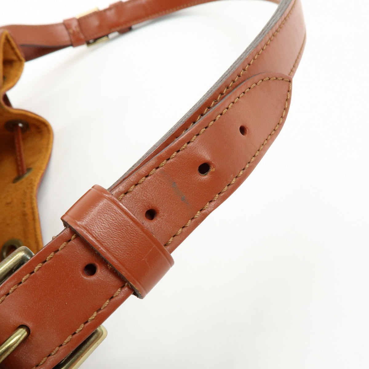 Louis Vuitton Epi Petit Noe Shoulder Bag Kenya Brown M44103