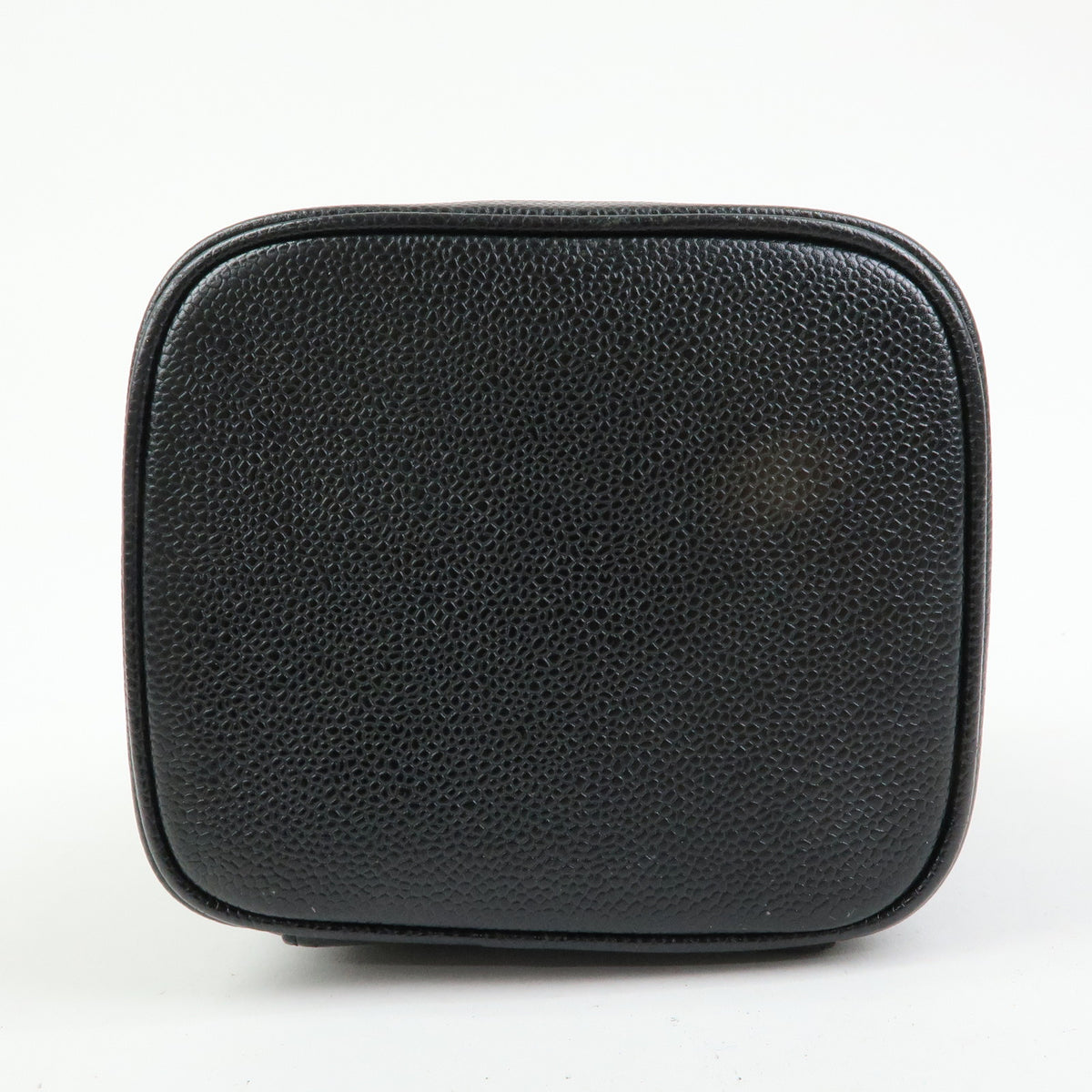 CHANEL COCO Mark Caviarskin Vanity Bag Hand Bag Black A01998