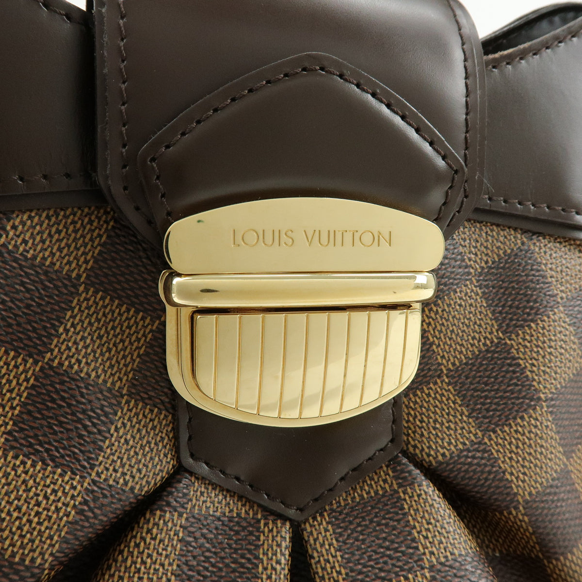 Louis Vuitton Damier Sistina MM Shoulder Bag Damier Ebene N41541