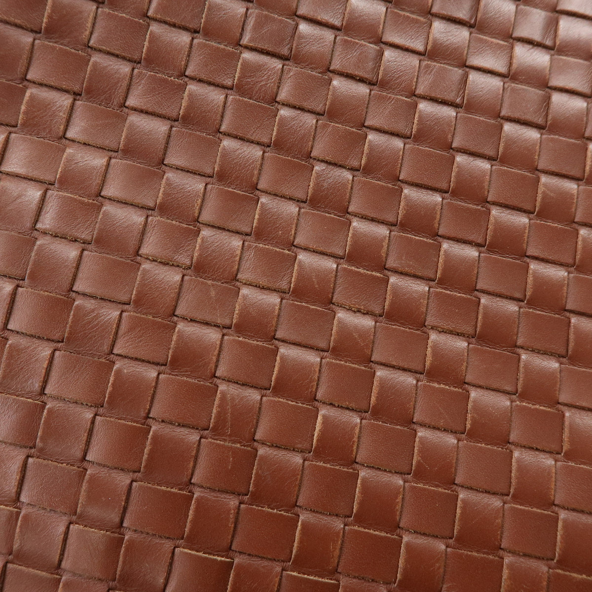 BOTTEGA VENETA Intrecciato Leather Shoulder Bag Crossbody Bag Brown