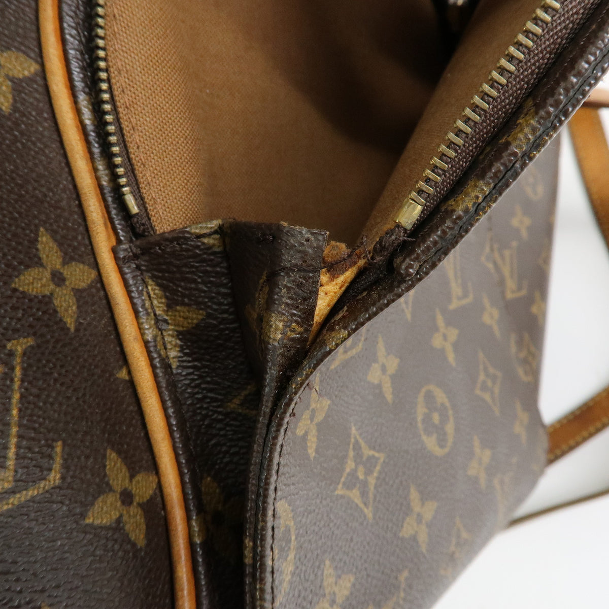 Louis Vuitton Monogram Elipse Shopping Shoulder Bag Brown M51128
