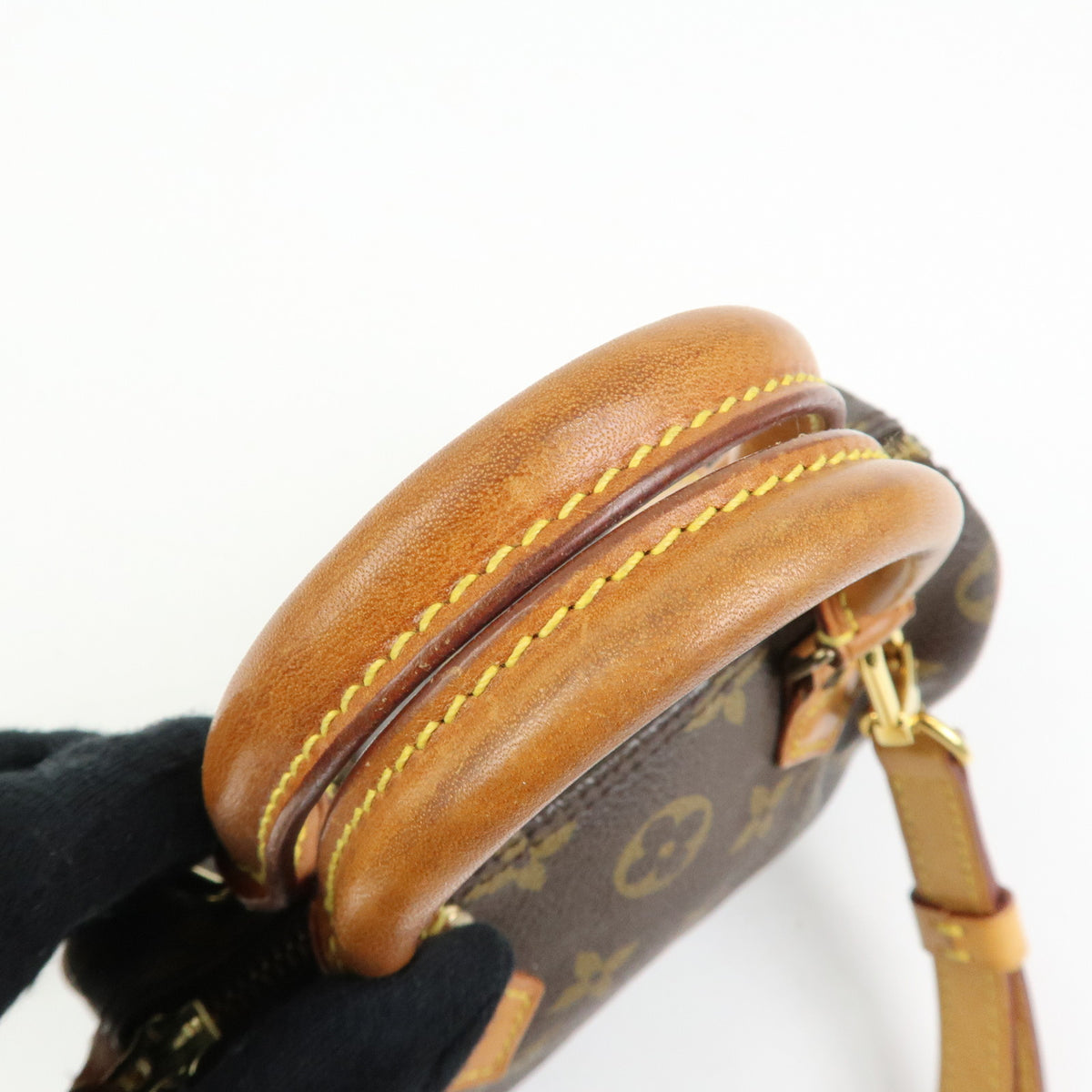 Louis Vuitton Monogram Mini Speedy Hand Bag & Strap M41534 J00142 Lot