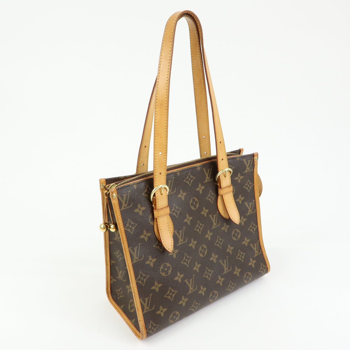 Louis Vuitton Monogram Popincourt Haut Shoulder Bag Brown M40007
