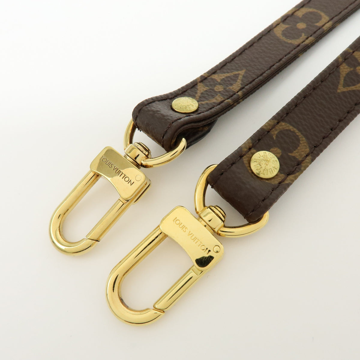 Louis Vuitton Monogram Adjustable Shoulder Strap Brown 120cm J52315