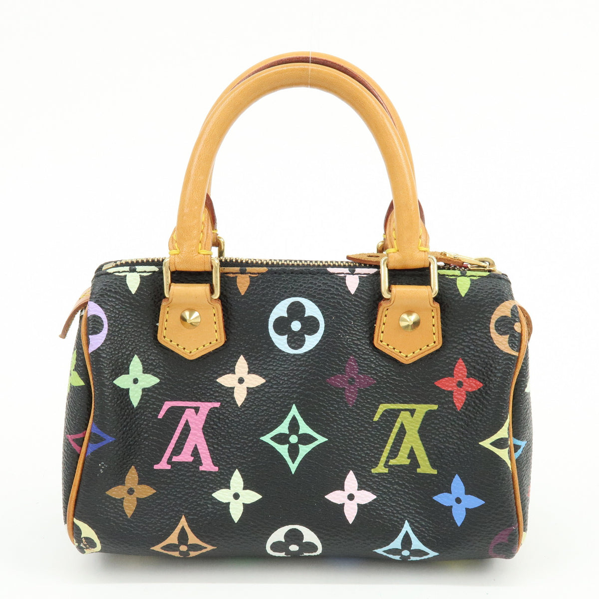 Louis Vuitton Monogram Multicolor Mini Speedy Mini Bag Noir M92644