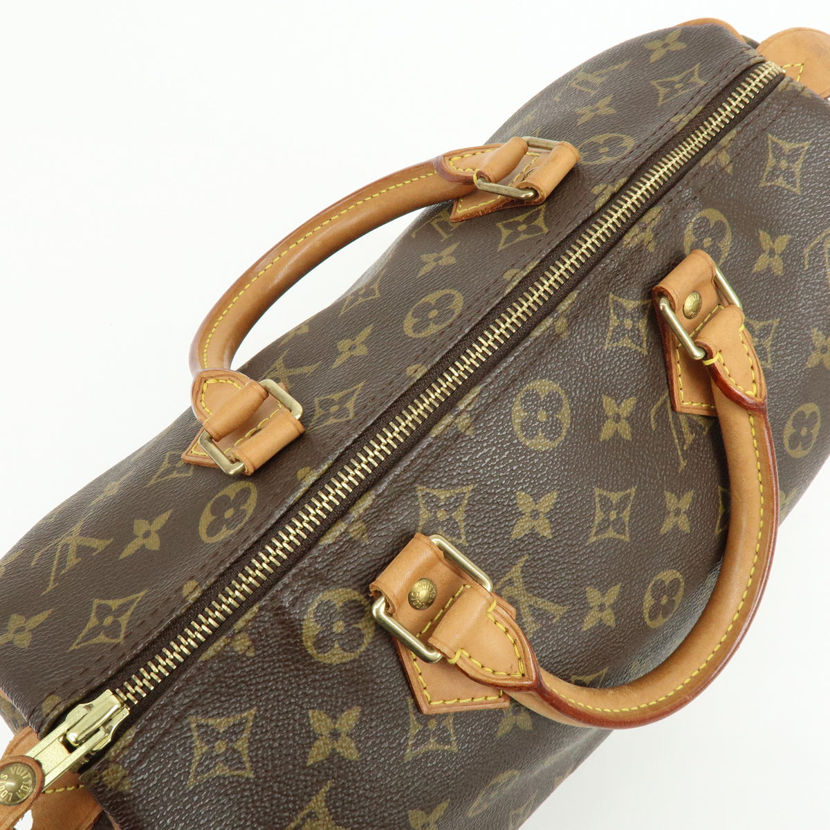 Louis Vuitton Monogram Speedy 30 Boston Bag Hand Bag Brown M41526