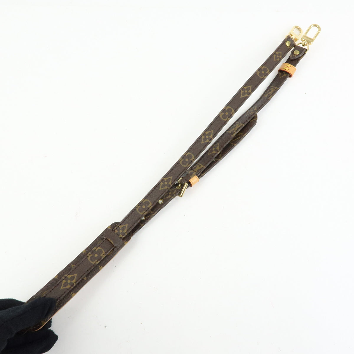 Louis Vuitton Monogram Adjustable Shoulder Strap Brown 120cm J52315