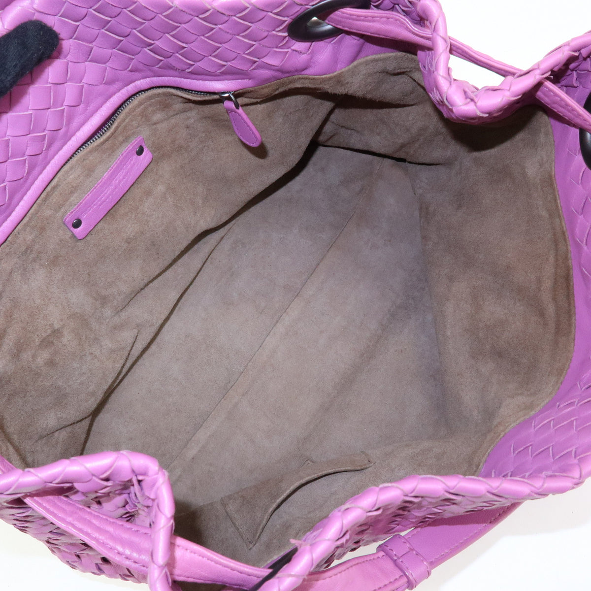 BOTTEGA VENETA Garda Intrecciato Leather Tote Bag Shoulder Bag Purple