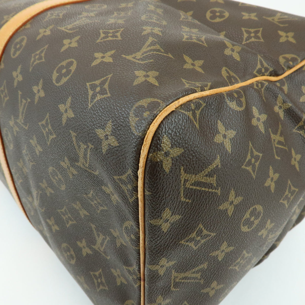 Louis Vuitton Monogram Sac Souple 55 Boston Bag Brown M41622