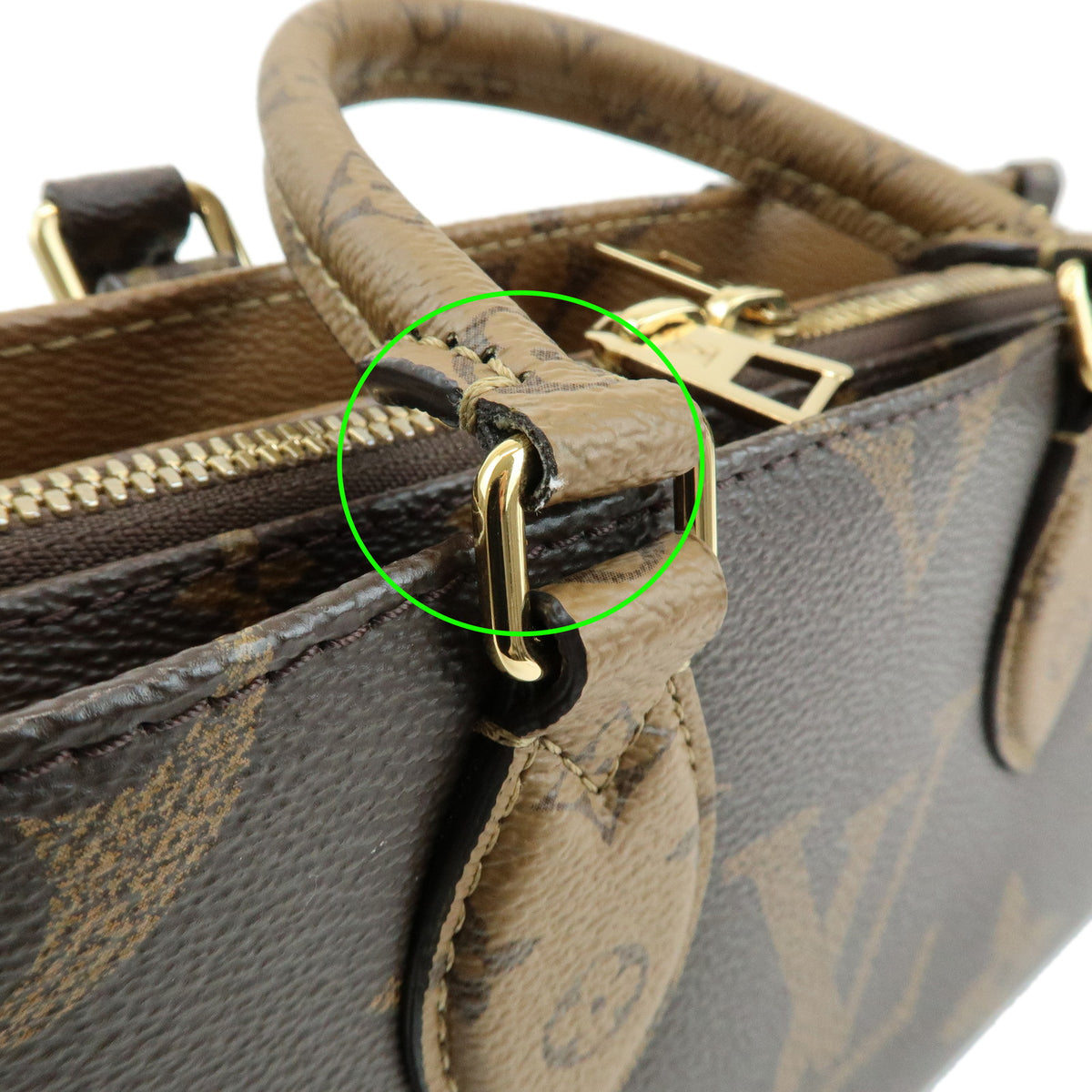 Louis Vuitton Monogram Giant On The Go EW Chain 2Way Bag Brown M14236