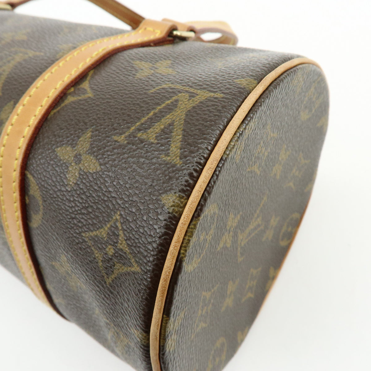 Louis Vuitton Monogram Papillon 26 Hand Bag Old Style Brown M51366