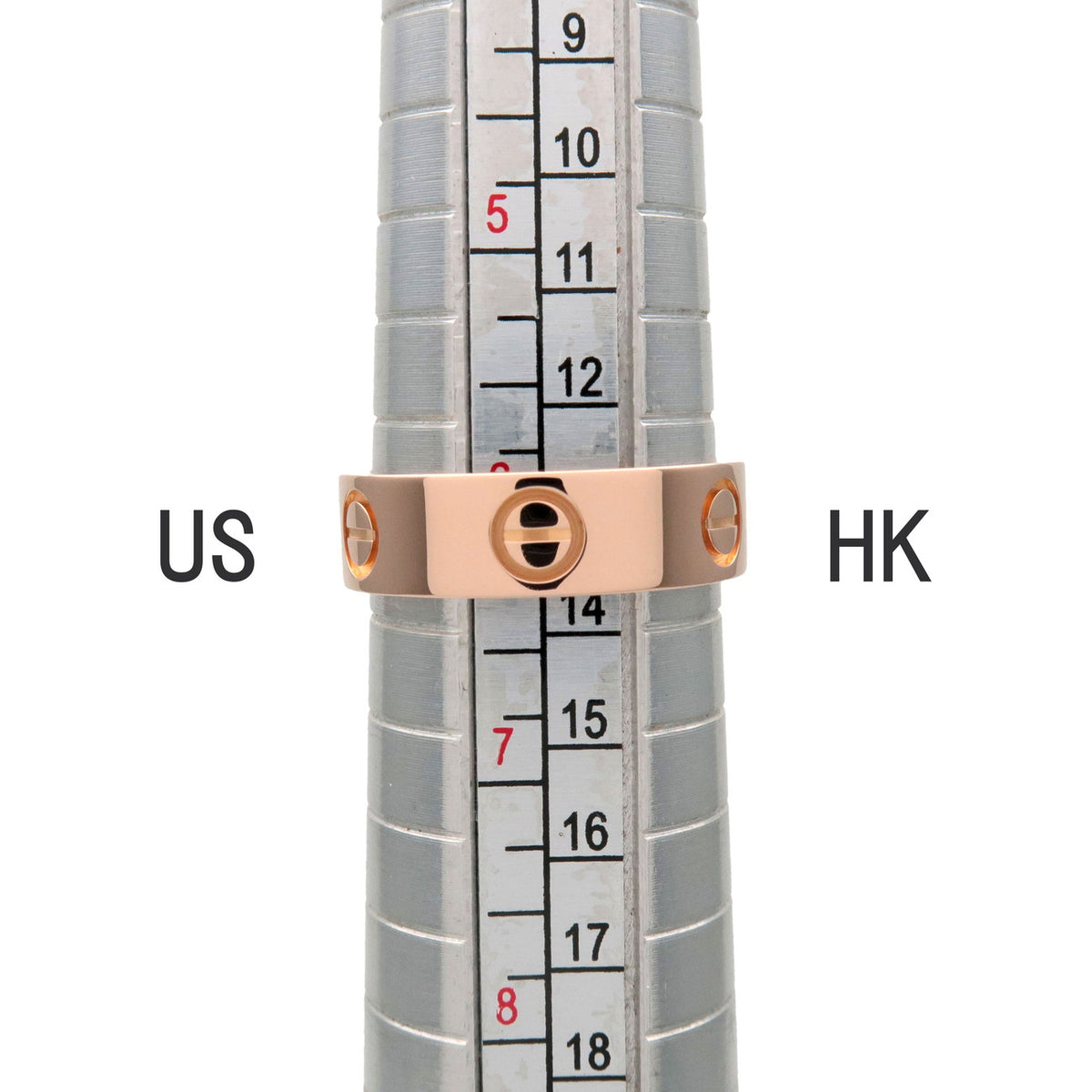 Cartier Love Ring K18 750PG Rose Gold #52 US6.25 EU52 HK13.5
