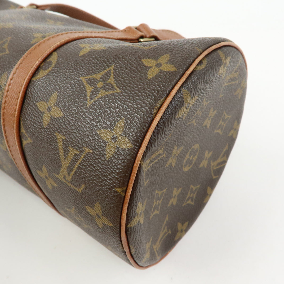 Louis Vuitton Monogram Papillon 30 Hand Bag Brown M51365