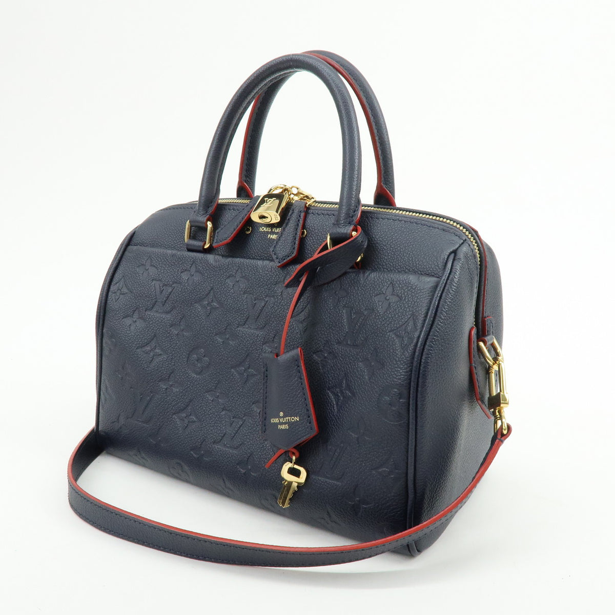 Louis Vuitton Monogram Empreinte Speedy Bandouliere 25 2Way Bag M43501