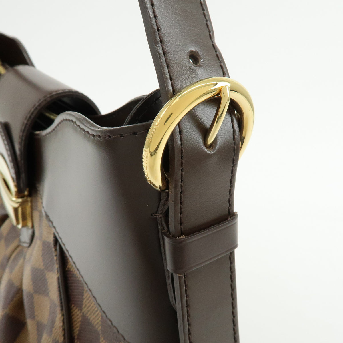Louis Vuitton Damier Sistina MM Shoulder Bag Damier Ebene N41541