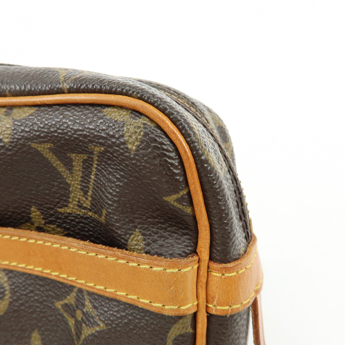 Louis Vuitton Monogram Compiegne 23 Pouch Clutch Bag Brown M51847