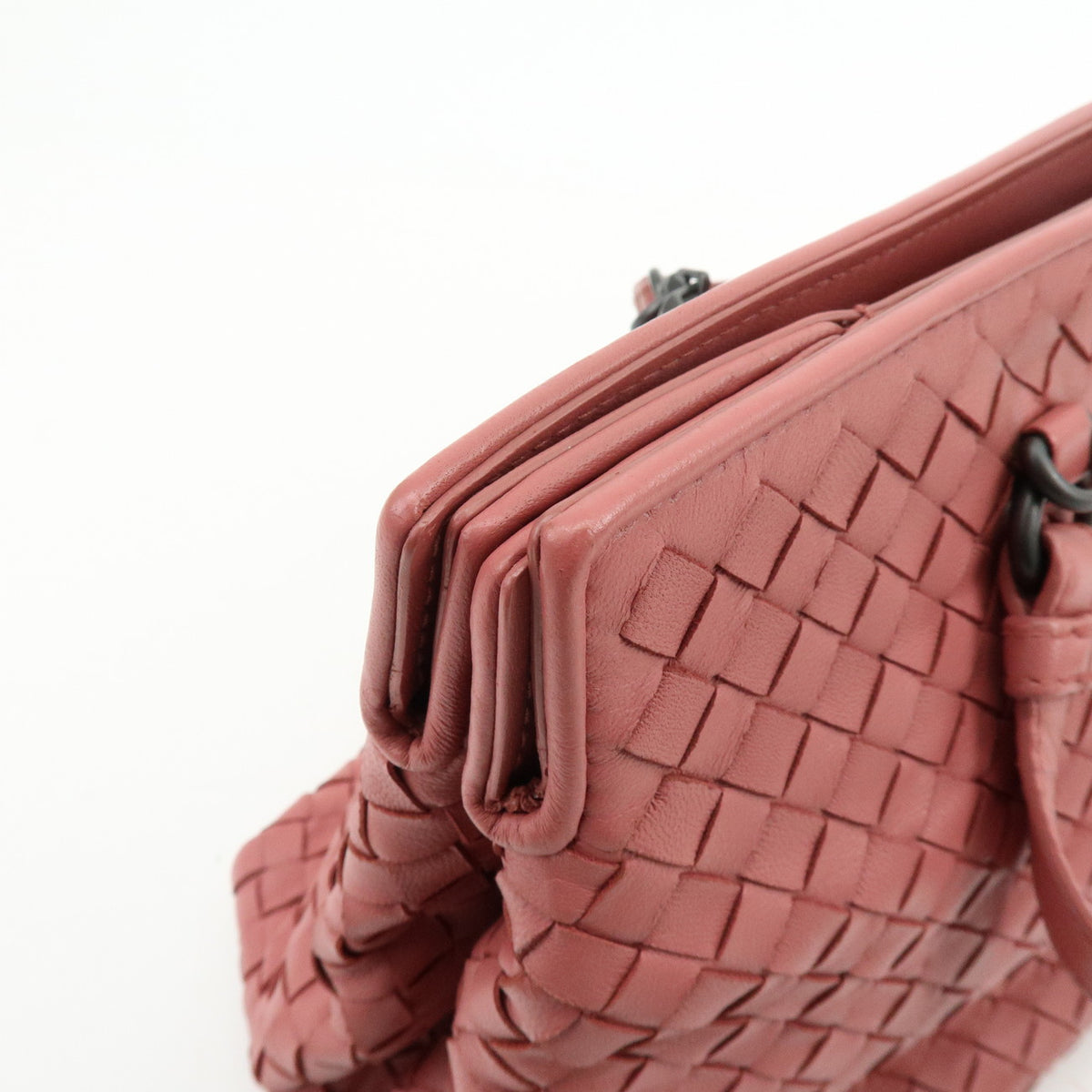 BOTTEGA VENETA Intrecciato Nappa Leather 2Way Bag Shoulder Bag Pink