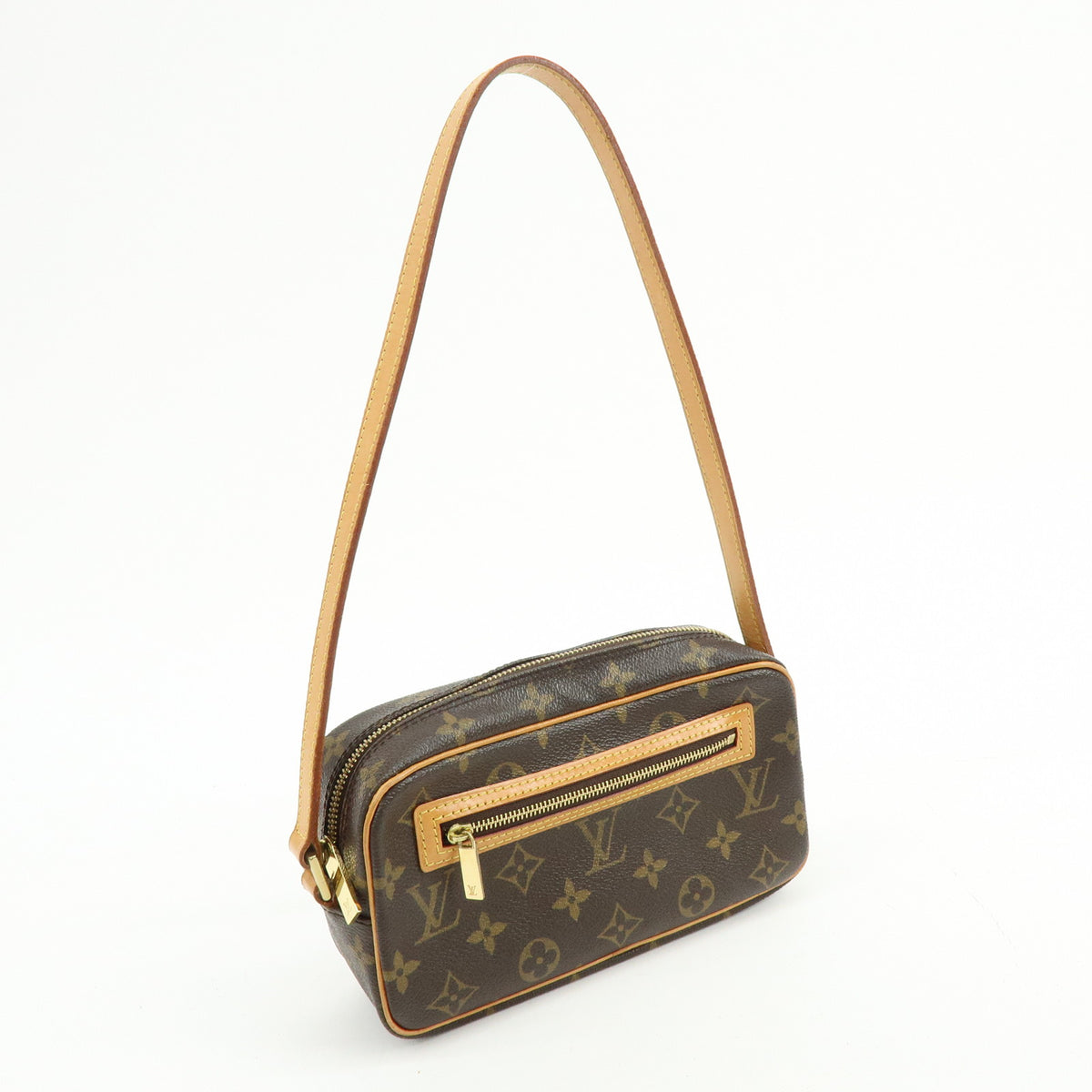 Louis Vuitton Monogram Pochette Cite Shoulder Bag Brown M51183