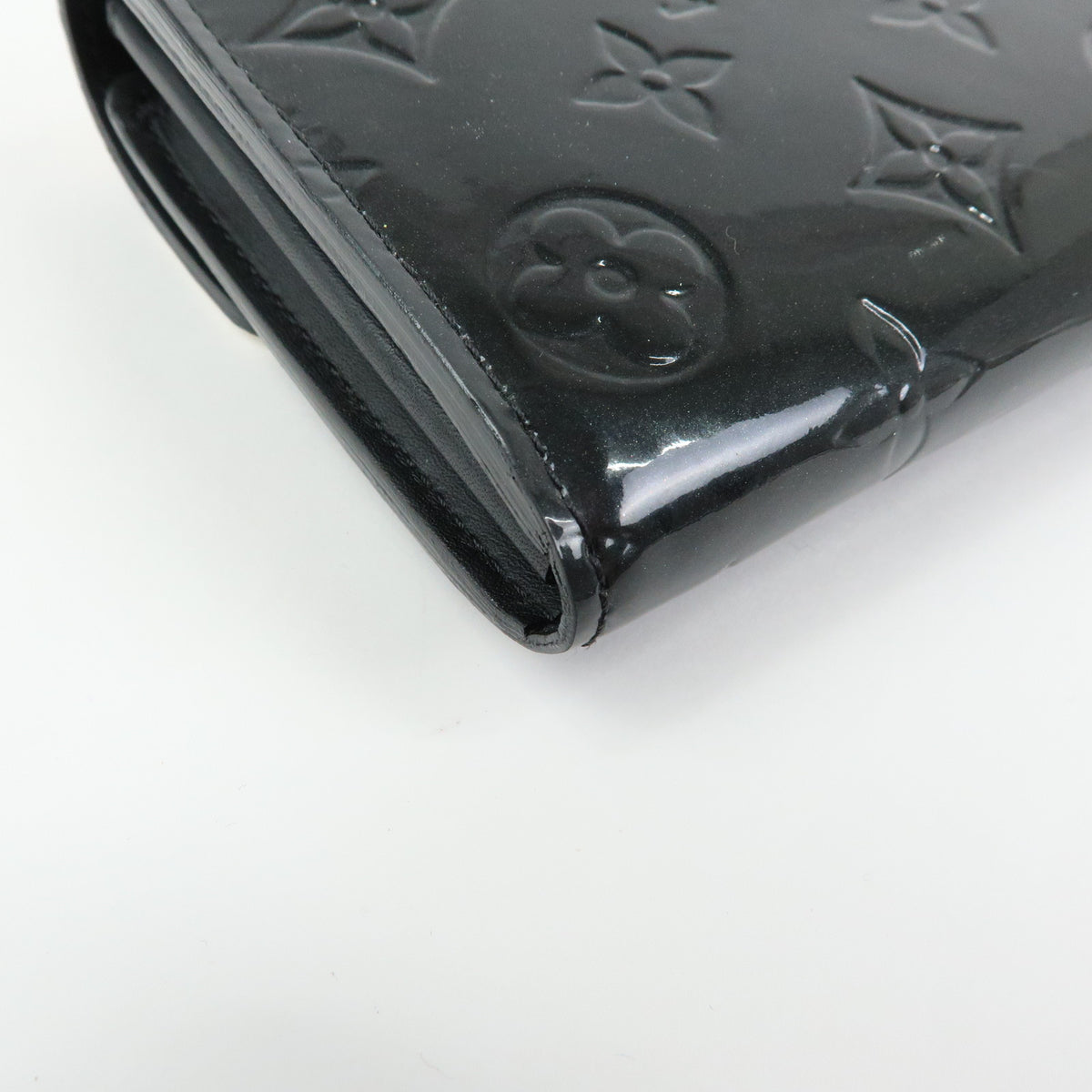 Louis Vuitton Monogram Vernis Portefeuille Sarah Stickers Noir M50371