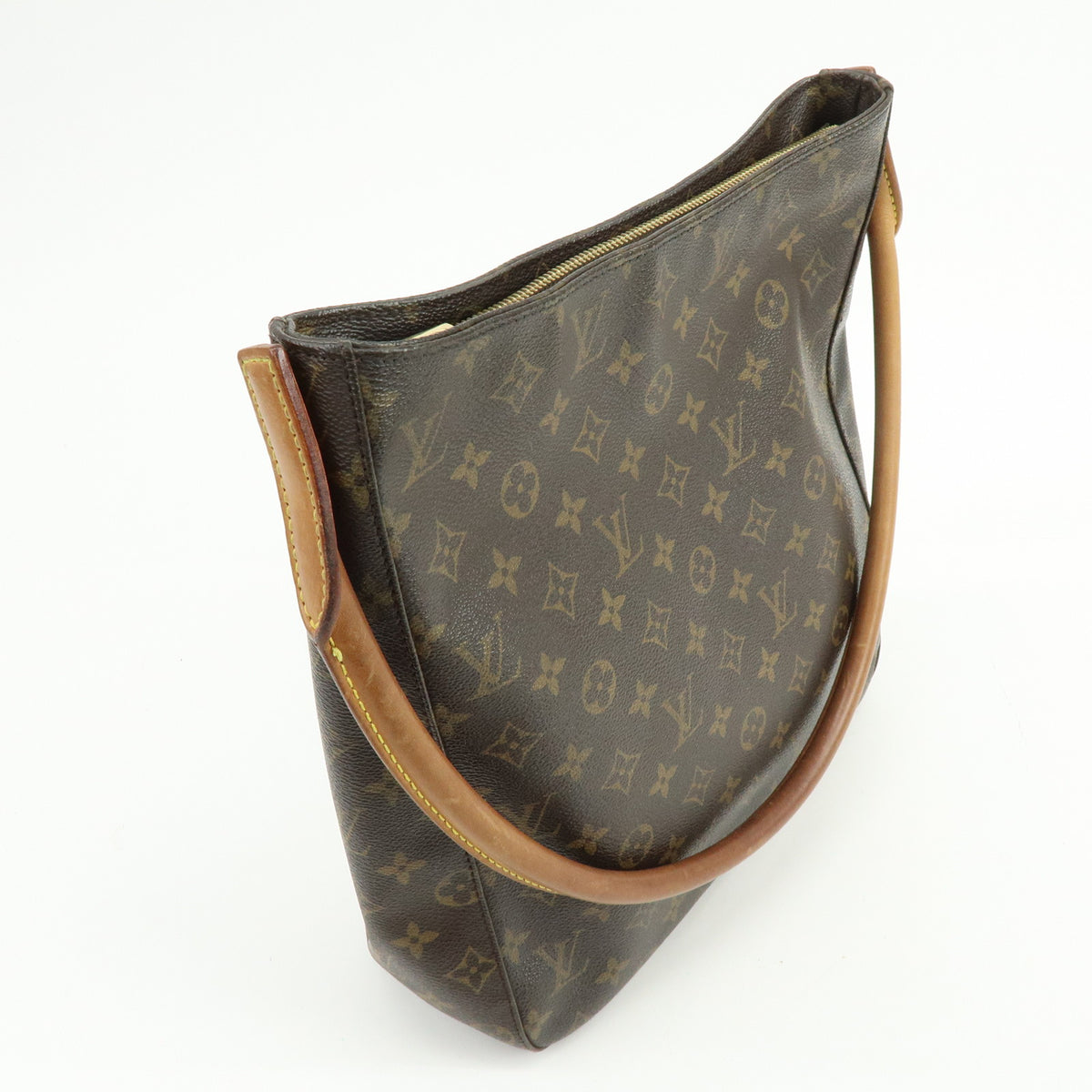Louis Vuitton Monogram Looping GM Shoulder Bag Brown M51145