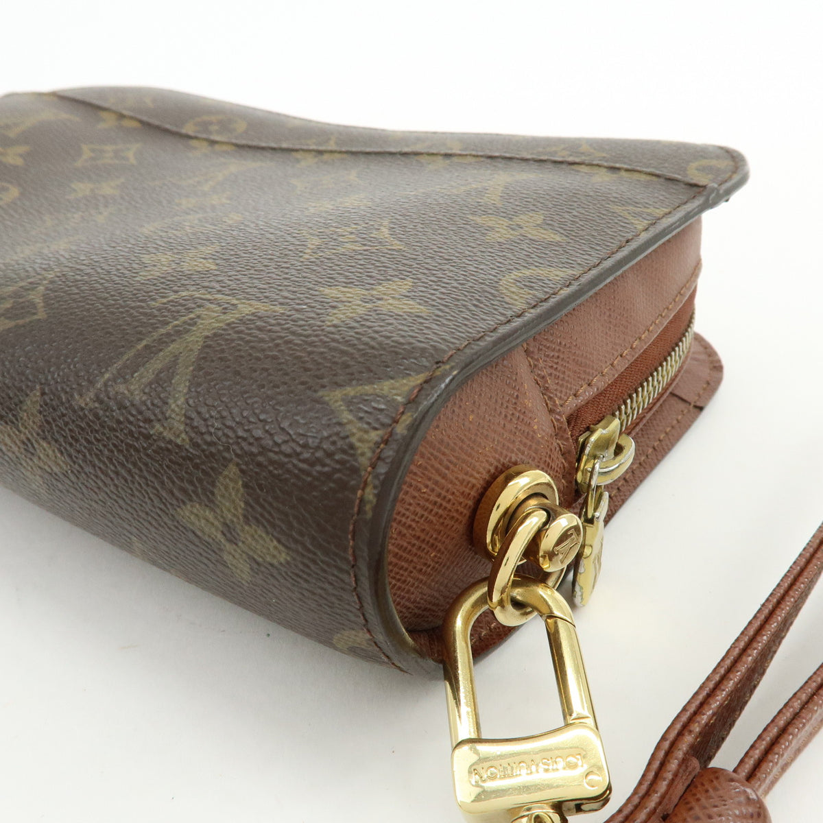 Louis Vuitton Monogram Orsay Clutch Bag Pouch Brown M51790