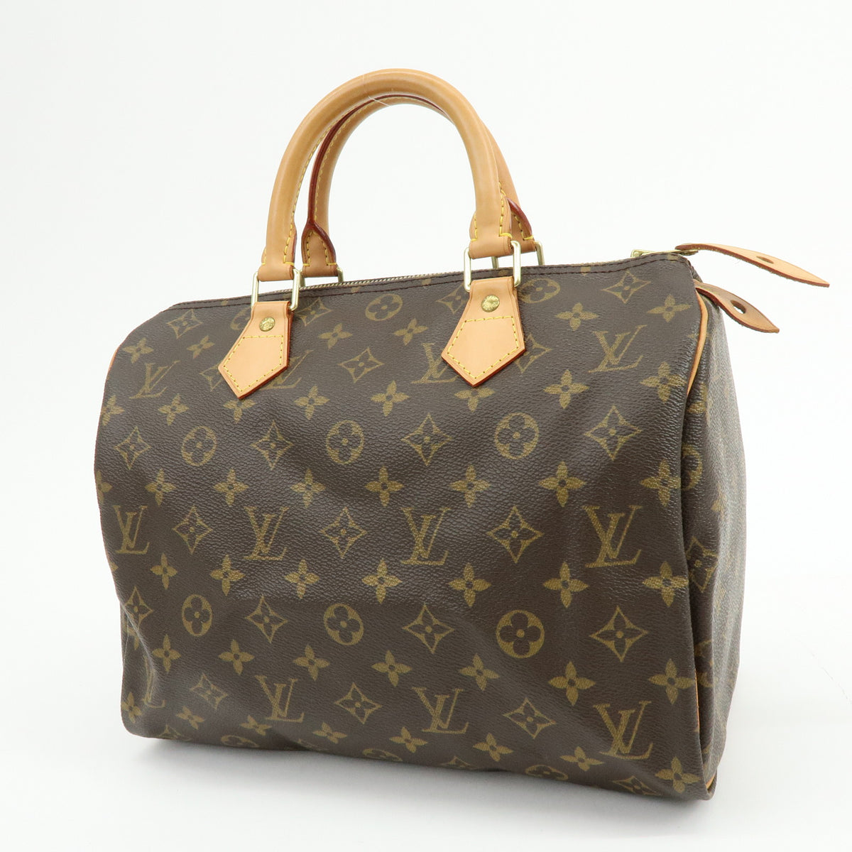 Louis Vuitton Monogram Speedy 30 Boston Bag Hand Bag Brown M41526