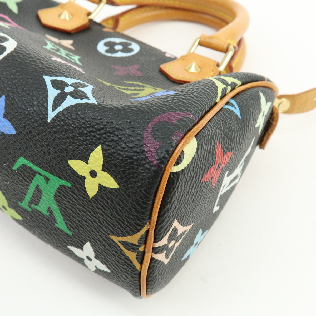 Louis Vuitton Monogram Multicolor Mini Speedy Mini Bag Noir M92644