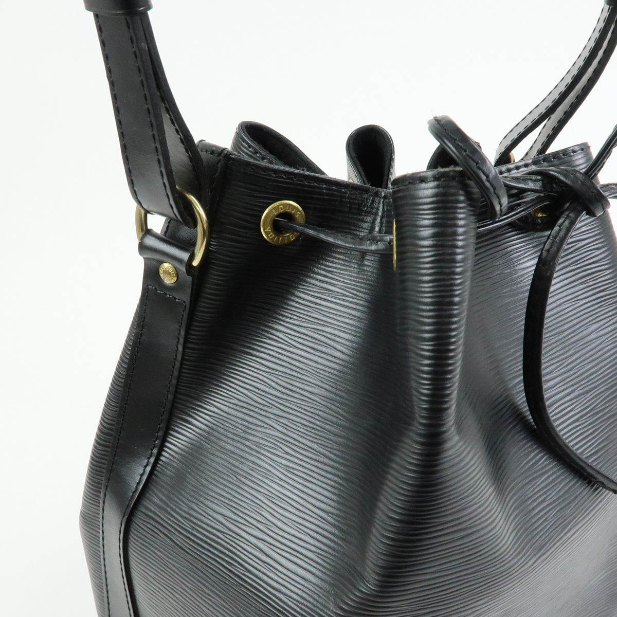 Louis Vuitton Epi Noe Leather Shoulder Bag Hand Bag Noir Black M59002
